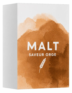 Cartouche impression encre brun spécial malt