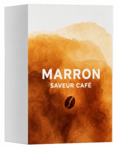 Cartouche impression encre marron spécial café