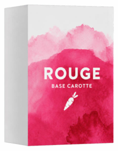 Cartouche impression encre rouge base carotte