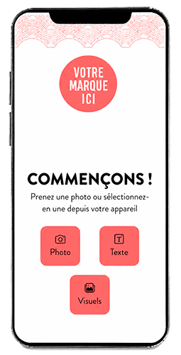 Application imprimante sur mousse
